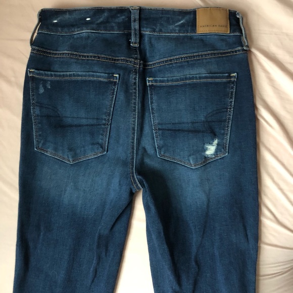 American Eagle Dream Jean skinny jeans - distressed size 2 - Picture 4 of 7
